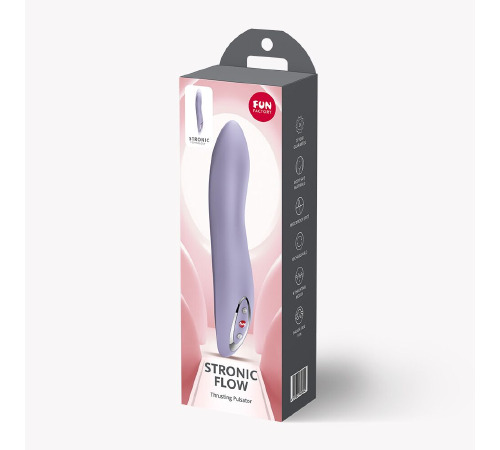 Пульсатор Fun Factory Stronic Flow Light Violet, 8 режимів роботи, перезаряджуваний