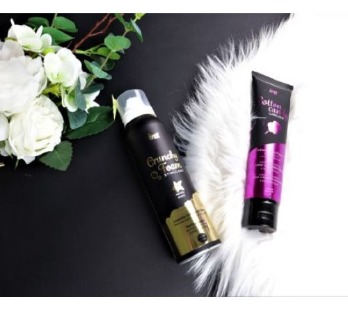 INTT Promo 2: Массажная пена Crunchy Foam Vanilla (150 мл) + смазка Cotton Candy (100 мл) бесплатно