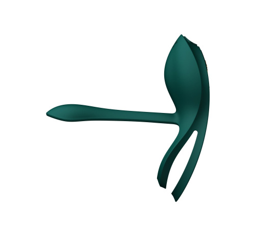 Смарт-ерекційне кільце Zalo BAYEK Turquoise Green, подвійне з ввідною частиною, пульт ДК