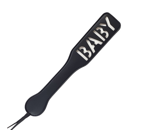 Шльопилка BDSM Baby, Чорно/Біла