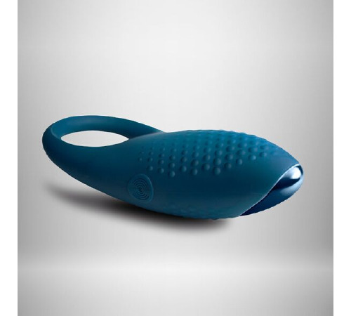 Эрекционное кольцо с вибрацией Rocks Off Empower Blue