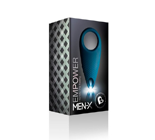 Эрекционное кольцо с вибрацией Rocks Off Empower Blue