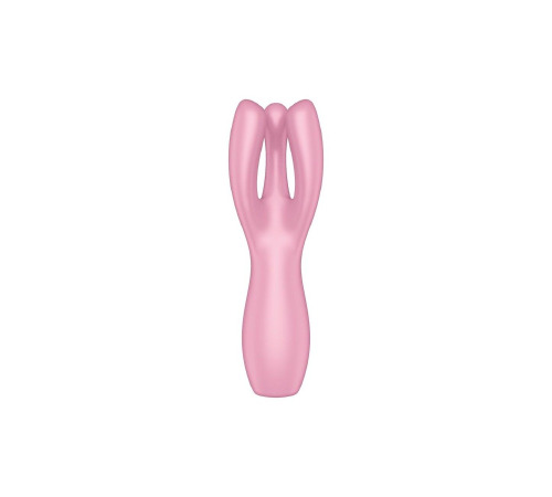 Кліторальний вібратор Satisfyer Threesome 3 Pink з трьома пальчиками