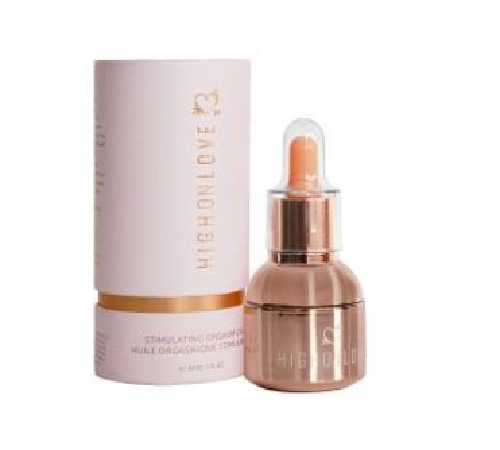 Возбуждающие капли для клитора HighOnLove Stimulating Gel O Oil (30 мл) с маслом семян конопли