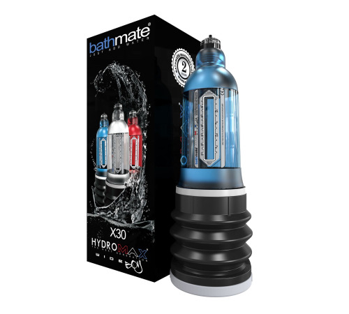 Гидропомпа Bathmate Hydromax 7 WideBoy Blue (X30) для члена длиной от 12,5 до 18см, диаметр до 5,5см