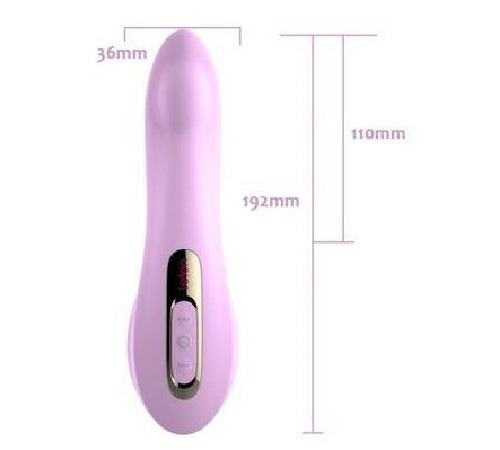 Вакуумный вибратор 3-в-1 Leten Sucking Vibrator (вакуум, вибрация, массажные движения язычка)