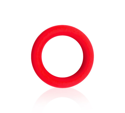 Ерекційне кільце нове оксамитовий силікон вн.діам 44 мм, Червоний
