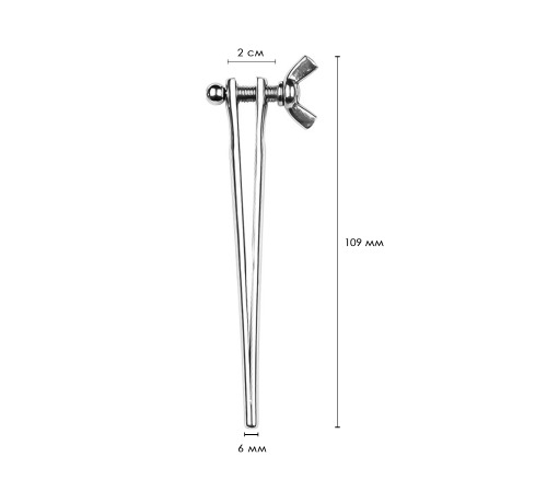 Металлический расширитель уретры  DB-109-6MM