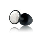 Анальная пробка Dorcel Geisha Plug Diamond M с шариком внутри, создает вибрации, макс. диаметр 3,2см