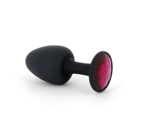 Анальна пробка Dorcel Geisha Plug Ruby XL з кулькою всередині, створює вібрації, макс діаметр 4,5 см