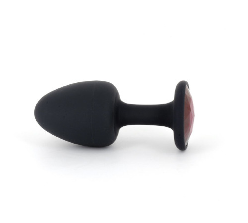 Анальна пробка Dorcel Geisha Plug Ruby XL з кулькою всередині, створює вібрації, макс діаметр 4,5 см