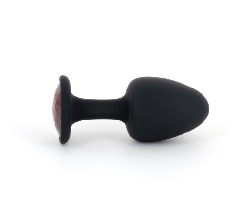 Анальна пробка Dorcel Geisha Plug Ruby XL з кулькою всередині, створює вібрації, макс діаметр 4,5 см