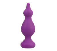 Анальная пробка Adrien Lastic Amuse Medium Purple (M) с двумя переходами, макс. диаметр 3,6см