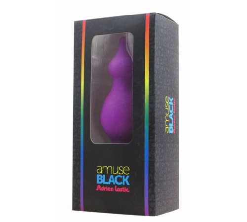 Анальная пробка Adrien Lastic Amuse Medium Purple (M) с двумя переходами, макс. диаметр 3,6см