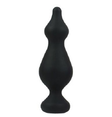 Анальная пробка Adrien Lastic Amuse Big Black (L) с двумя переходами, макс. диаметр 4,4см