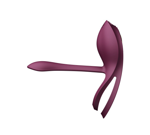 Смарт ерекційне кільце Zalo — BAYEK Velvet Purple, подвійне з ввідною частиною, пульт ДК