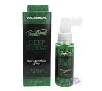 Спрей для минета Doc Johnson GoodHead DeepThroat Spray – Mystical Mint 59 мл для глубокого минета