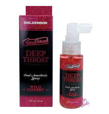 Спрей для мінету Doc Johnson GoodHead DeepThroat Spray - Wild Cherry 59 мл для глибокого мінету