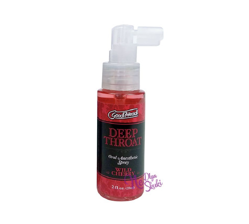 Спрей для мінету Doc Johnson GoodHead DeepThroat Spray - Wild Cherry 59 мл для глибокого мінету