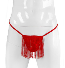 Сексуальные  мужские стринги с бахромой Тобиас