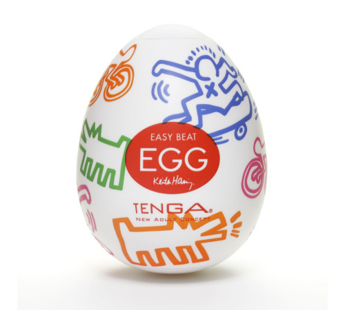 Набор мастурбаторов-яиц Tenga Keith Haring Egg Street (6 яиц)