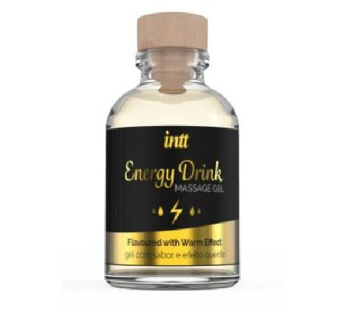 Массажный гель для интимных зон Intt Energy Drink (30 мл) разогревающий