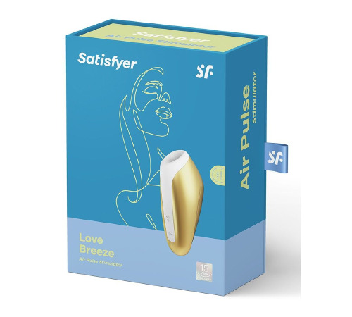 Миниатюрный вакуумный стимулятор Satisfyer Love Breeze Yellow