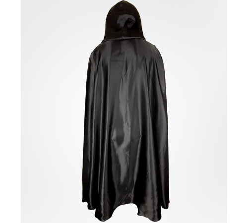 Накидка плащ Ведьмы на Хэллоуин Черно/Фиолетовая