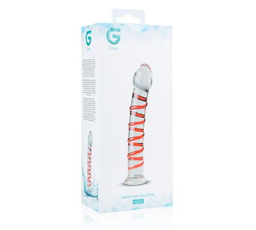 Скляний дилдо Gildo Glass Dildo No. 15