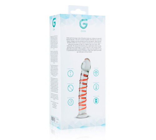 Скляний дилдо Gildo Glass Dildo No. 15