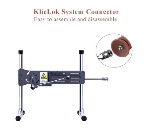 Силиконовый фаллоимитатор для секс-машин Hismith 11″ Silicone Dildo, система KlicLok