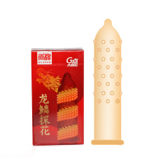 Презервативы ELASUN “Dragon Texture” — экстремальная стимуляция, крупные шипы, эффект спирали