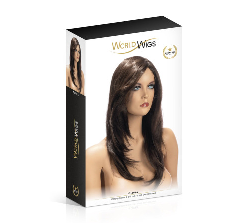 Парик World Wigs OLIVIA LONG CHESTNUT