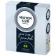 Презервативы Mister Size - pure feel - 49 (3 condoms), толщина 0,05 мм