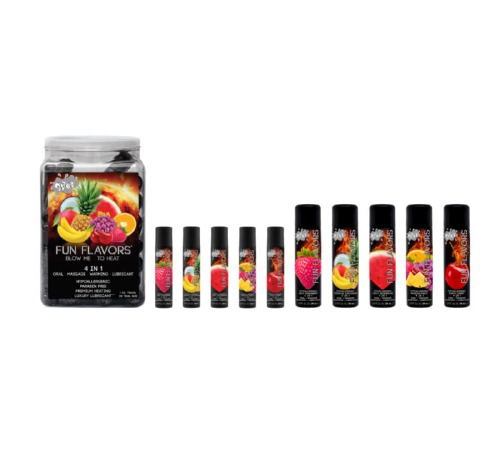 Розігрівач лубрикант Wet Fun Flavors Tropical Fruit Explosion (мультифрукт) 89 мл