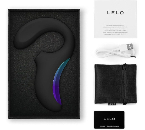 Кліторально-вагінальний звуковий стимулятор LELO Enigma WAVE Black