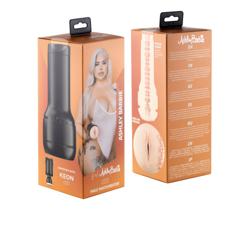 Мастурбатор Kiiroo Feel Ashley Barbie, копия вагины порнозвезды