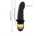 Вибратор Dorcel Mini Lover Black 2.0 перезаряжаемый, для точки G и массажа простаты