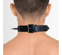Мужской чокер с шипами Art of Sex - Archie Leather and Spikes