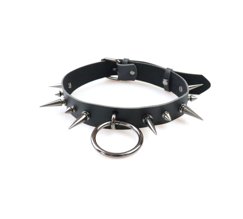 Мужской чокер с шипами Art of Sex - Archie Leather and Spikes