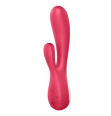 Смарт-вибратор кролик Satisfyer Mono Flex Red, 2 мотора, управление через интернет