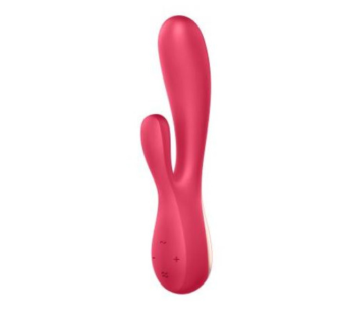 Смарт-вибратор кролик Satisfyer Mono Flex Red, 2 мотора, управление через интернет