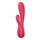 Смарт-вибратор кролик Satisfyer Mono Flex Red, 2 мотора, управление через интернет
