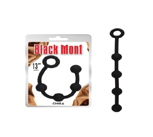 Анальне намисто Chisa Black Mont ”P” Storm Beads S