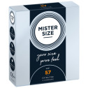Презервативы Mister Size - pure feel - 57 (3 condoms), толщина 0,05 мм