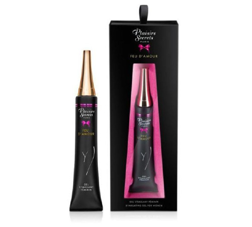 Стимулирующий гель для клитора Plaisirs Secrets Feu Damour (30 мл) разогревающий