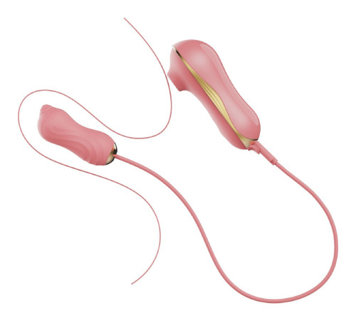 Набір 3в1 Zalo — UNICORN Set Pink, віброяйце, пульсатор, вакуумний стимулятор