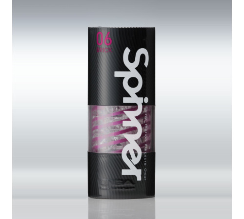 Мастурбатор Tenga Spinner 06 Brick з пружною стимулювальною спіраллю всередині