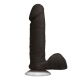 Фалоімітатор Doc Johnson The Realistic Cock 6 inch Black - ULTRASKYN, Vac-U-Lock, діаметр 4,3 см