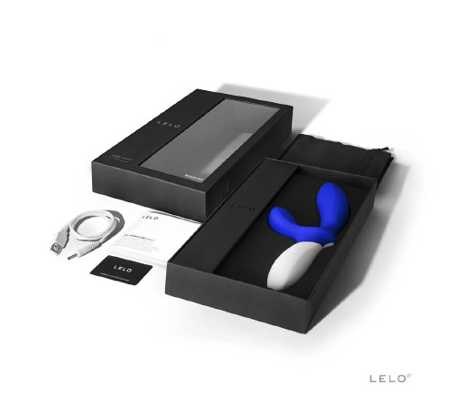 Массажер простаты LELO Loki Wave Federal Blue, 2 мотора, манящее движение + стимуляция промежности